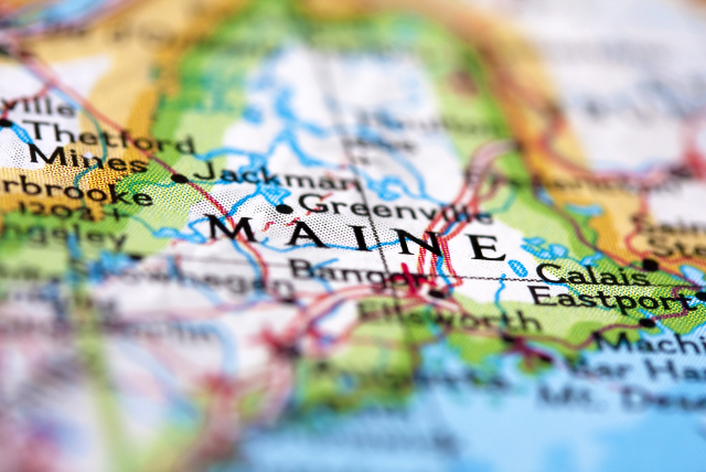 Map image of Maine